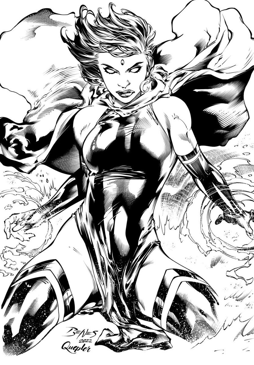 QueplerP's tweet image. RAVEN

Amazing pencils by Ed Benes and inks by me!

#comics #inkingcomics #makingcomics #art #pinup #dccomics #teentitans #raven