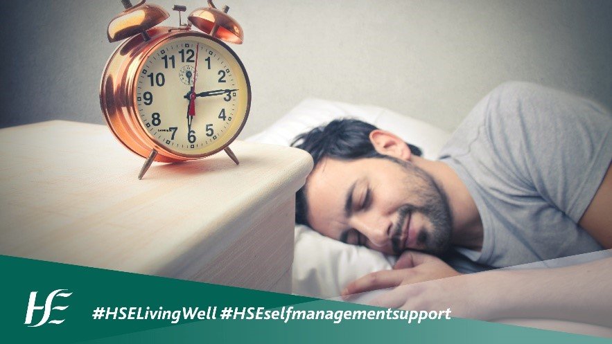 Getting a good night’s sleep is really important if you live with a long-term health condition.  During your first week of the #HSELivingWell Programme, you'll get excellent tips on getting a good night’s sleep.  
Visit: hse.ie/LivingWell
#HSEselfmanagementsupport