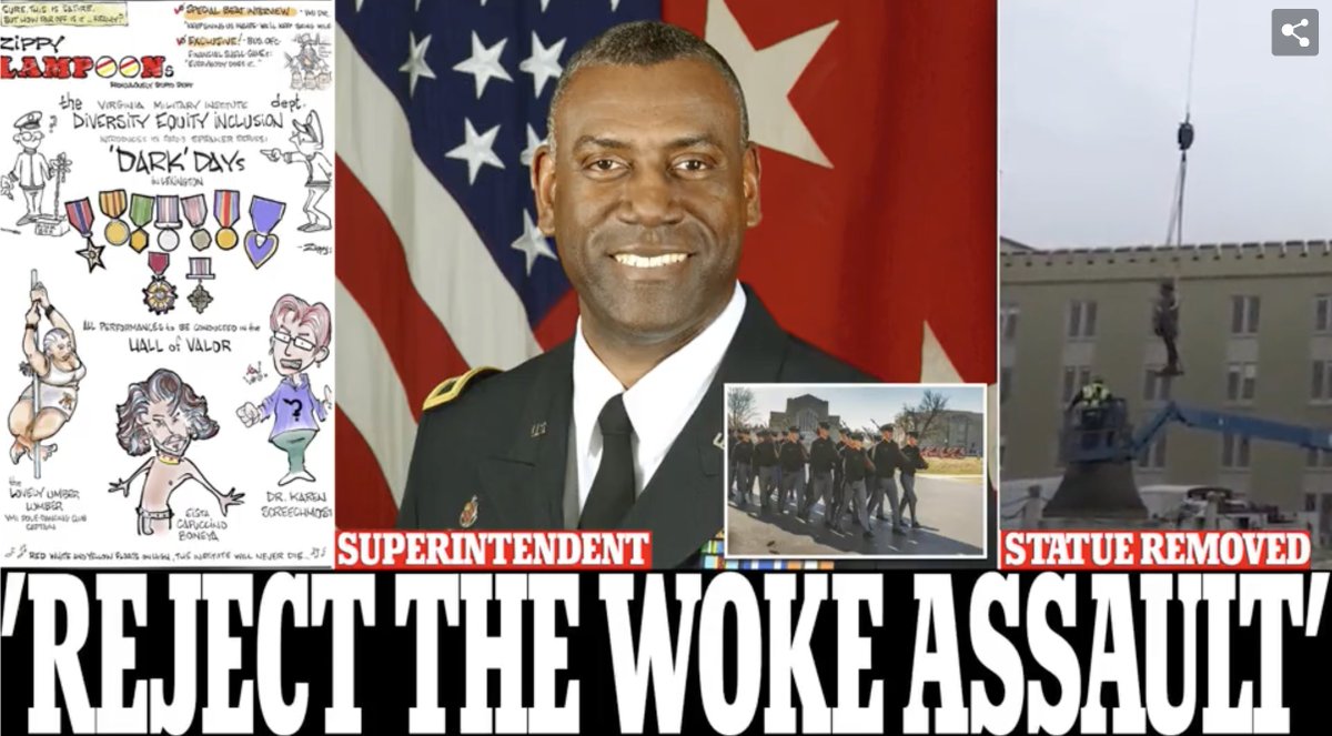 Daily_MailUS's tweet image. Oldest US military college breaks out in chaos as former students launch online warfare against first black superintendent trib.al/L2SOuTW