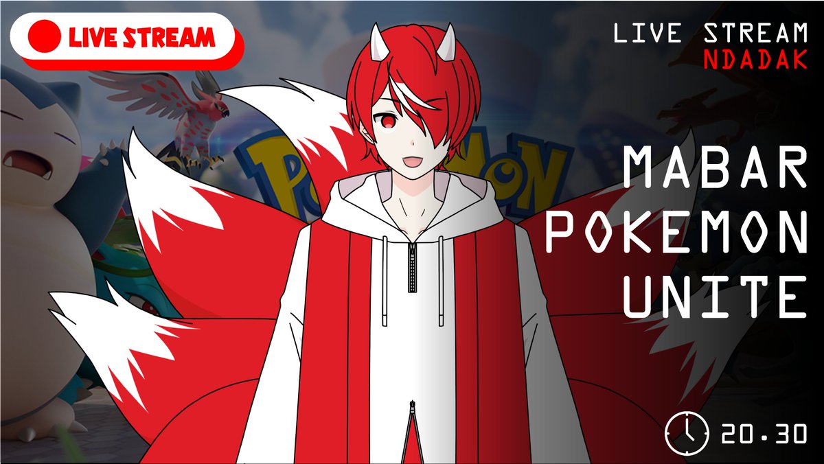 tyno__tyn's tweet photo. Halo Semua !!

Nanti gwa live stream lagi, dan nanti gwa main pokemon unite sama kalian yang mau mabar hehehe.

Oke jangan lupa nonton ya!!

#vtuber #vtuberindonesia #vtuberind #vtuberid #vtuberdebut #idvtuber #vtubers

https://t.co/SvxfvqydI6 https://t.co/PdZrmN2m5H