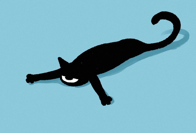 「cat stretching」 illustration images(Latest)