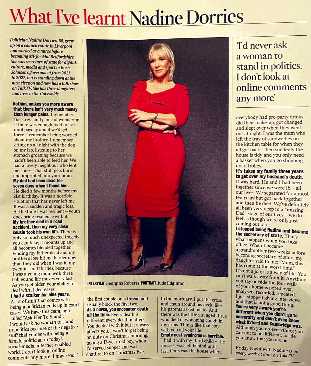 Rt Hon Nadine Dorries tweet media