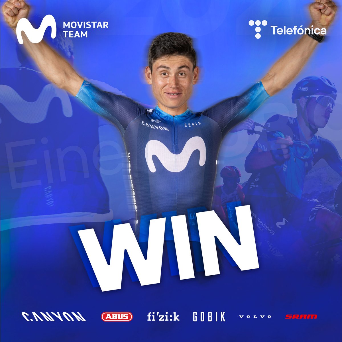 👶🙌 𝙀𝙇 𝙀𝙎𝙏𝙍𝙀𝙉𝙊 𝘿𝙀 '𝙋𝙄𝘾𝘾𝙊𝙇𝙄𝙉𝙊' 🙌👶

🇨🇴 <a href="/Einerrubio1/">Einer rubio</a> logra nuestra primera victoria WorldTour de 2023 y abre su casillero en 'pros' con una espléndida ascensión a Jebel Jais, etapa 3 🇦🇪 #UAETour

🥇 7️⃣ // 👨 6️⃣

#RodamosJuntos | <a href="/Telefonica/">Telefónica</a> | <a href="/PtelefonicaCol/">Prensa Movistar Co🇨🇴</a>