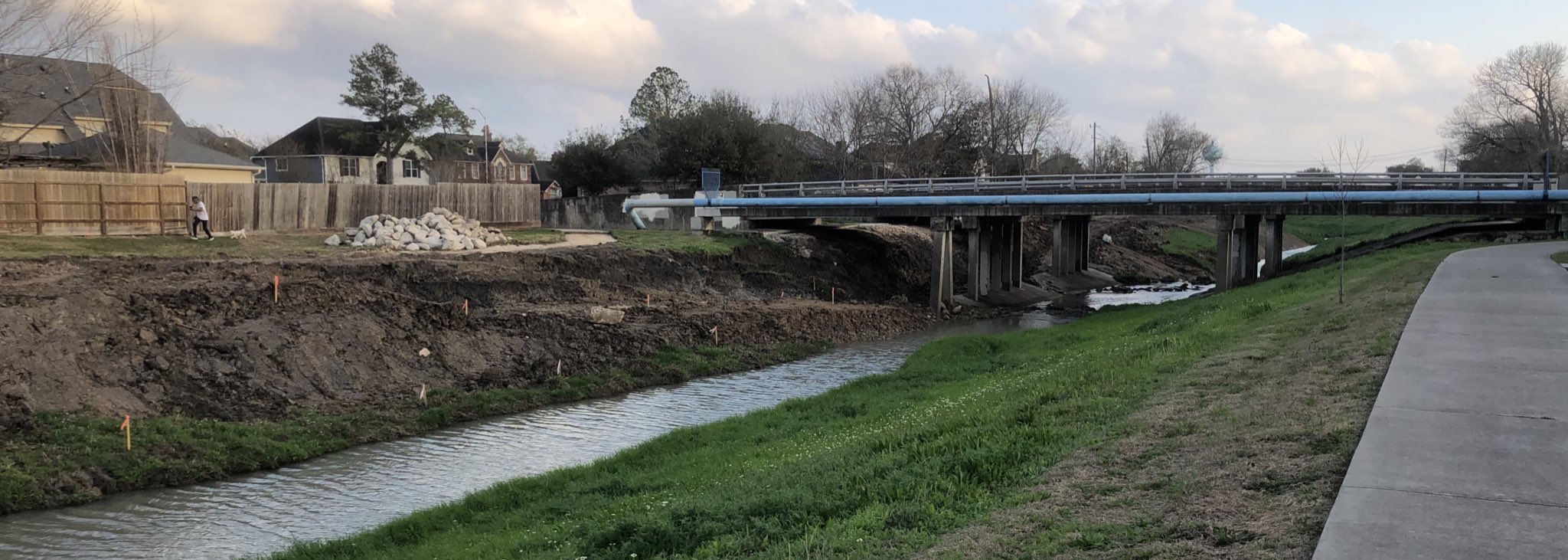 Bryan Dotson on Twitter "Houston Parks Board has begun construction on the connection of the
