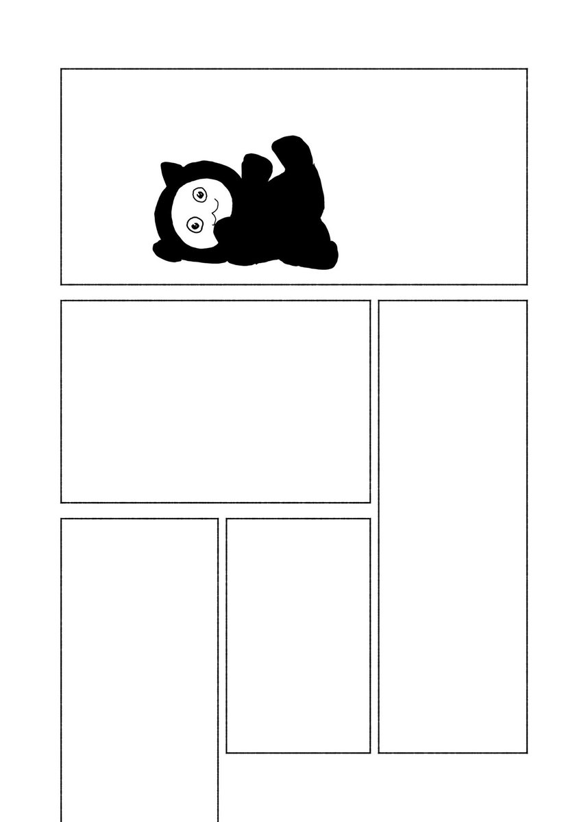 2-2-2の猫の日なので、いま描いてる漫画に出てくる猫を公開。あと、描と猫は似てる。 