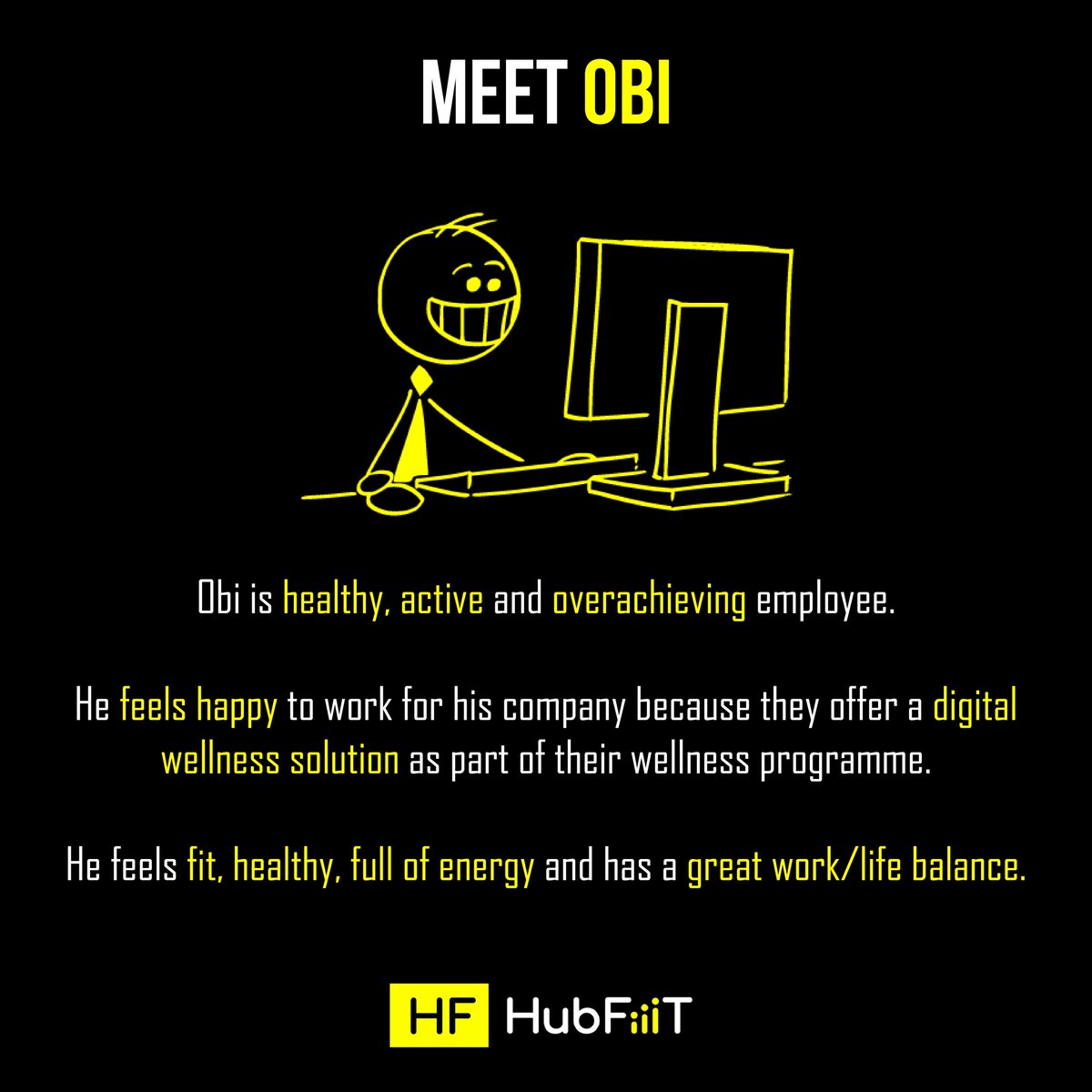 HubFiiiT's tweet photo. Be honest, is your company doing enough to support its employee's health and wellbeing?

A poor wellness programme will often leads to an unhealthy, unsatisfied &amp; underperforming workforce. 

High-quality wellness programmes; employees feel healthy, full of energy &amp; perform well. https://t.co/7CgBpCRuKo