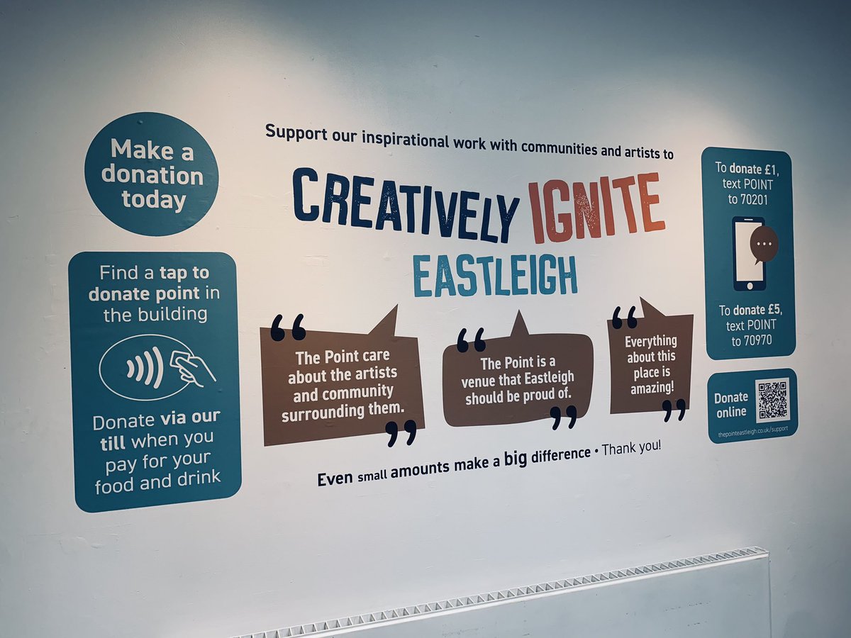 Loving the new vinyl opposite the bar <a href="/PointEastleigh/">The Point</a>. Is it usual to get this excited by signage? 😆