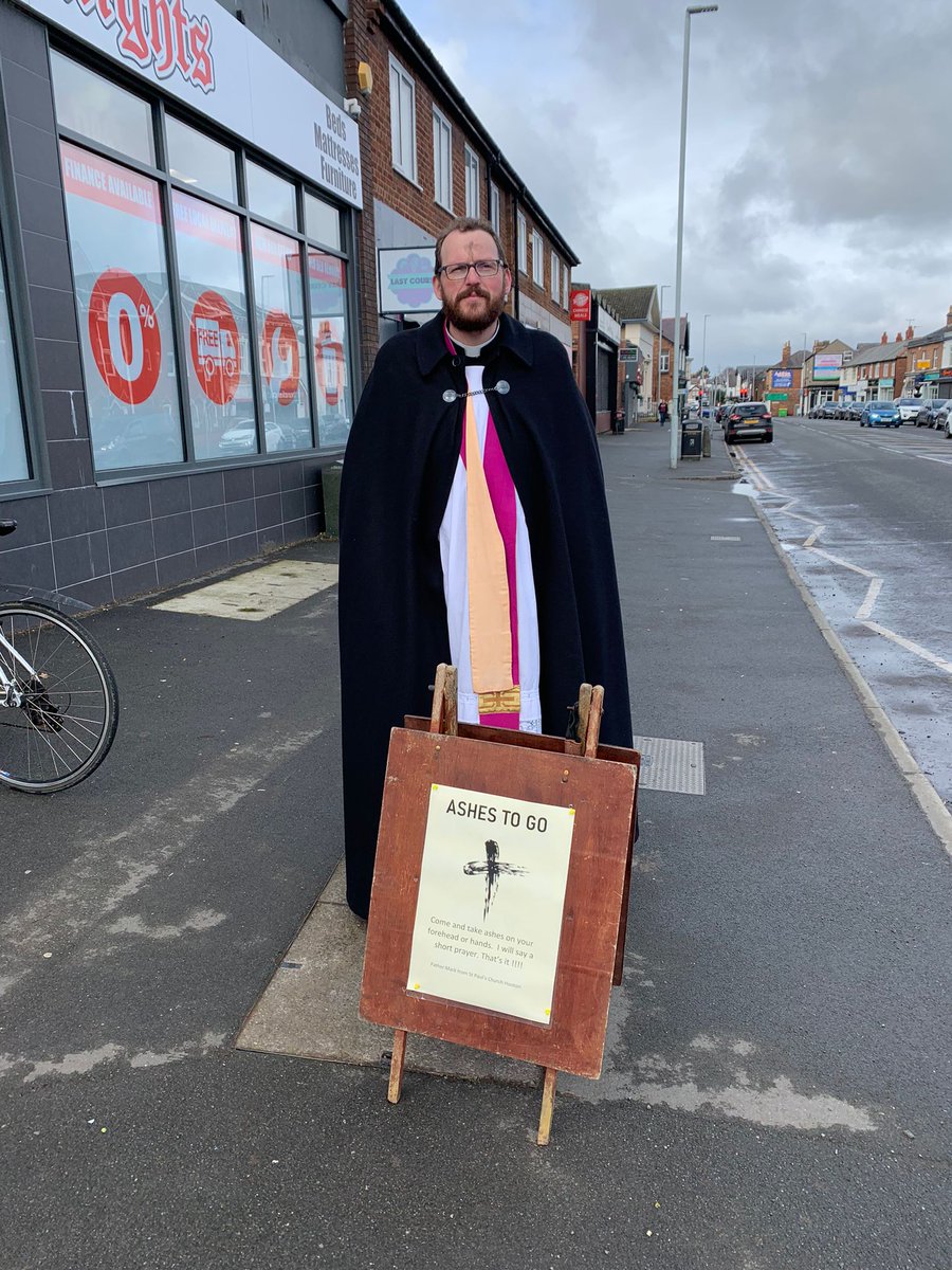 markturner79's tweet photo. Cracking on with being in the parish and offering ashes in Little Sutton. What a gift it is to be a parish priest https://t.co/zjyoHHDkOw