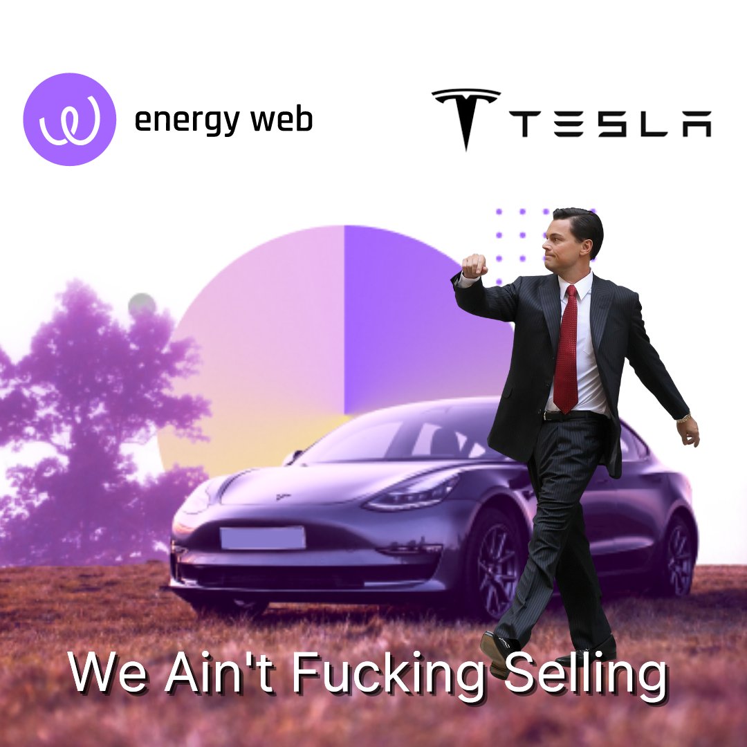 #Tesla + #Energyweb = 🚀🌛
#GreenProofs #DataExchange #AssetManagement #NetZero #Sustainability The clock is ticking. The train is leaving the station. #GetAboardOrGetAPlank