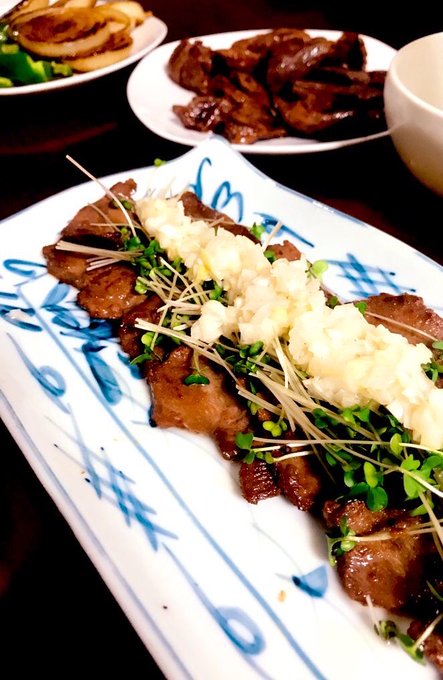 この前作ったネギタン塩です。 