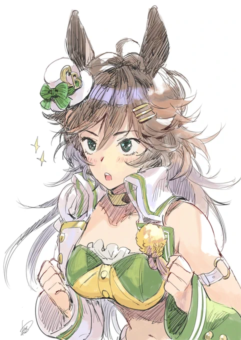 優先的に依頼絵に取り掛かっていてすぐにはファンアート描けないので過去ラクガキ再掲 