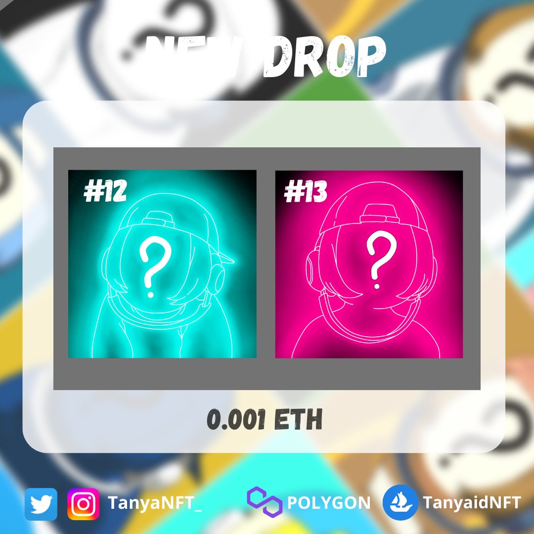 NEW DROP #11 #12 &amp; #13 COMMON🔥

Price only 0.001 $ETH
available in <a href="/opensea/">OpenSea</a> link in bio!

Let's check and Take 💫

#NFTartwork #NFTs #openaea #NFTNYC2023 #Polygon #nftcollectors