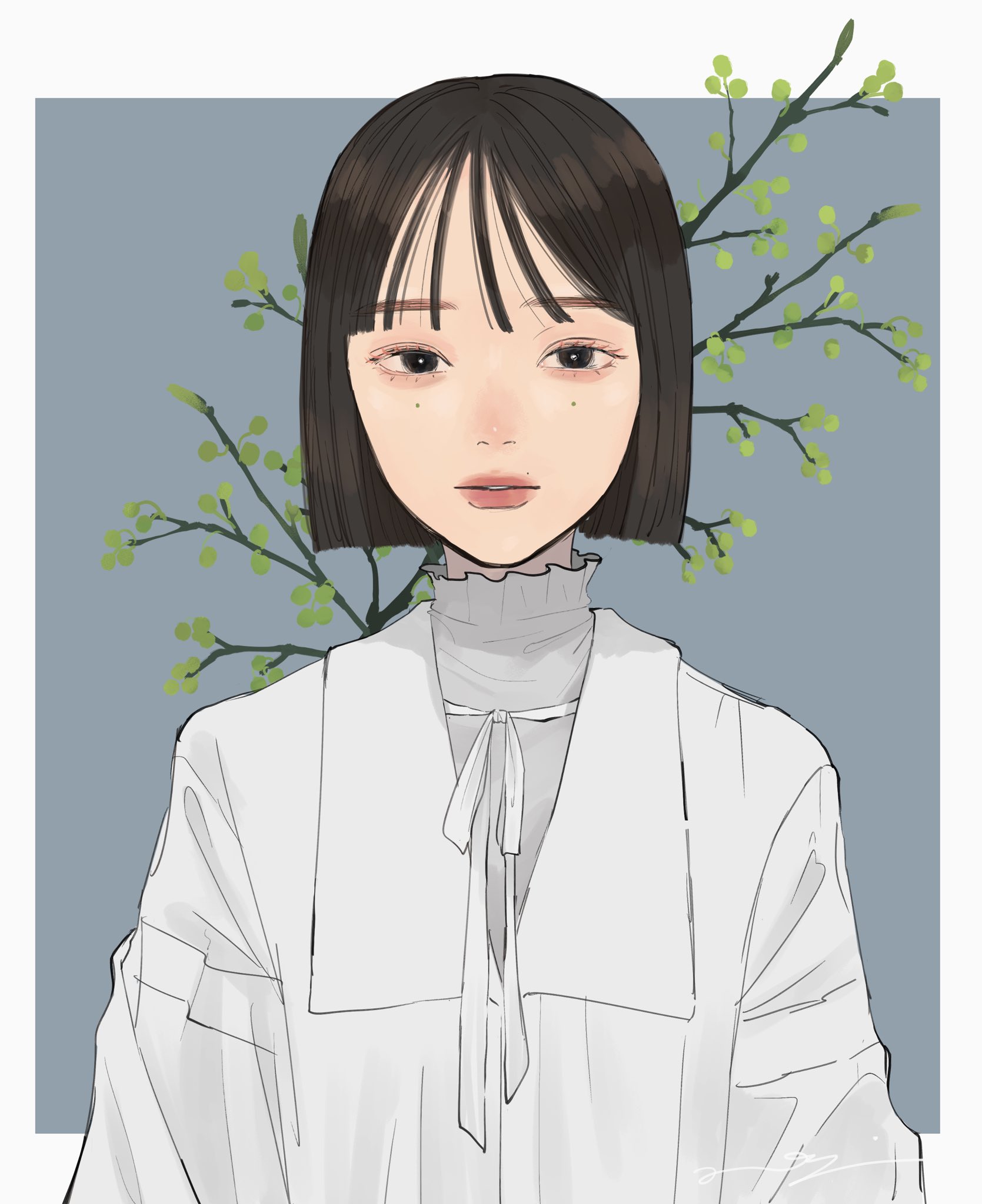 凪 イラストレーター 「桃源郷」 キャンバスプリント