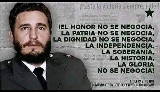 Por los caminos de Fidel yo voy. #JuntarYVencer #MejorEsPosible
