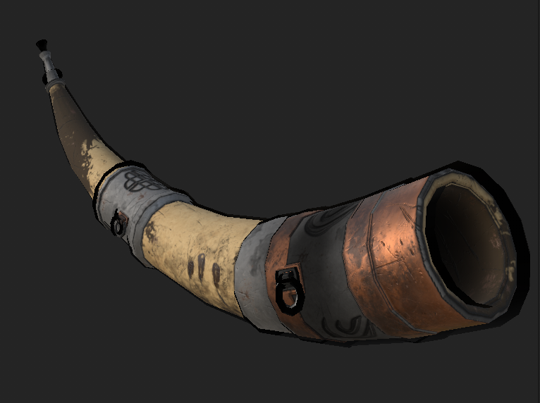 A fun model of a cartoony viking horn, testing out how to add the black outline is such an incredible effect. The outside black outline sizes and topology will need changing, so it doesn't mess with the outline. loving the borderlands style look😍😊
#3D #viking #3dart