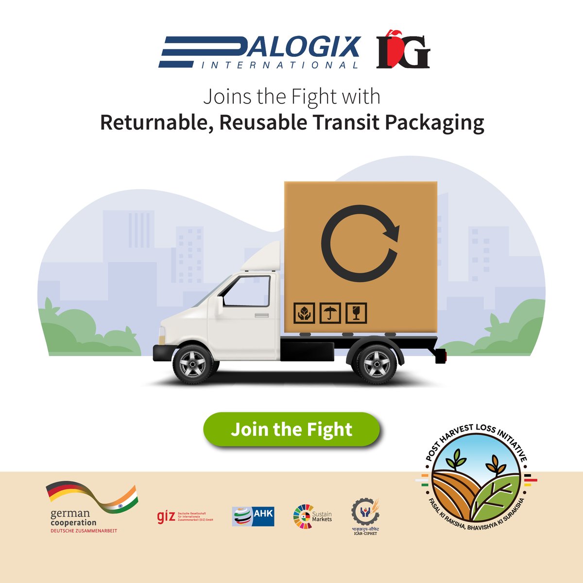 Palogix IG's innovative packaging solutions are environmentally friendly &amp; sustainable, and help prevent Post Harvest Losses by increasing the shelf life of the produce. To connect with Palogix IG and to Join the Fight against Post Harvest Loss, visit agriindia.net