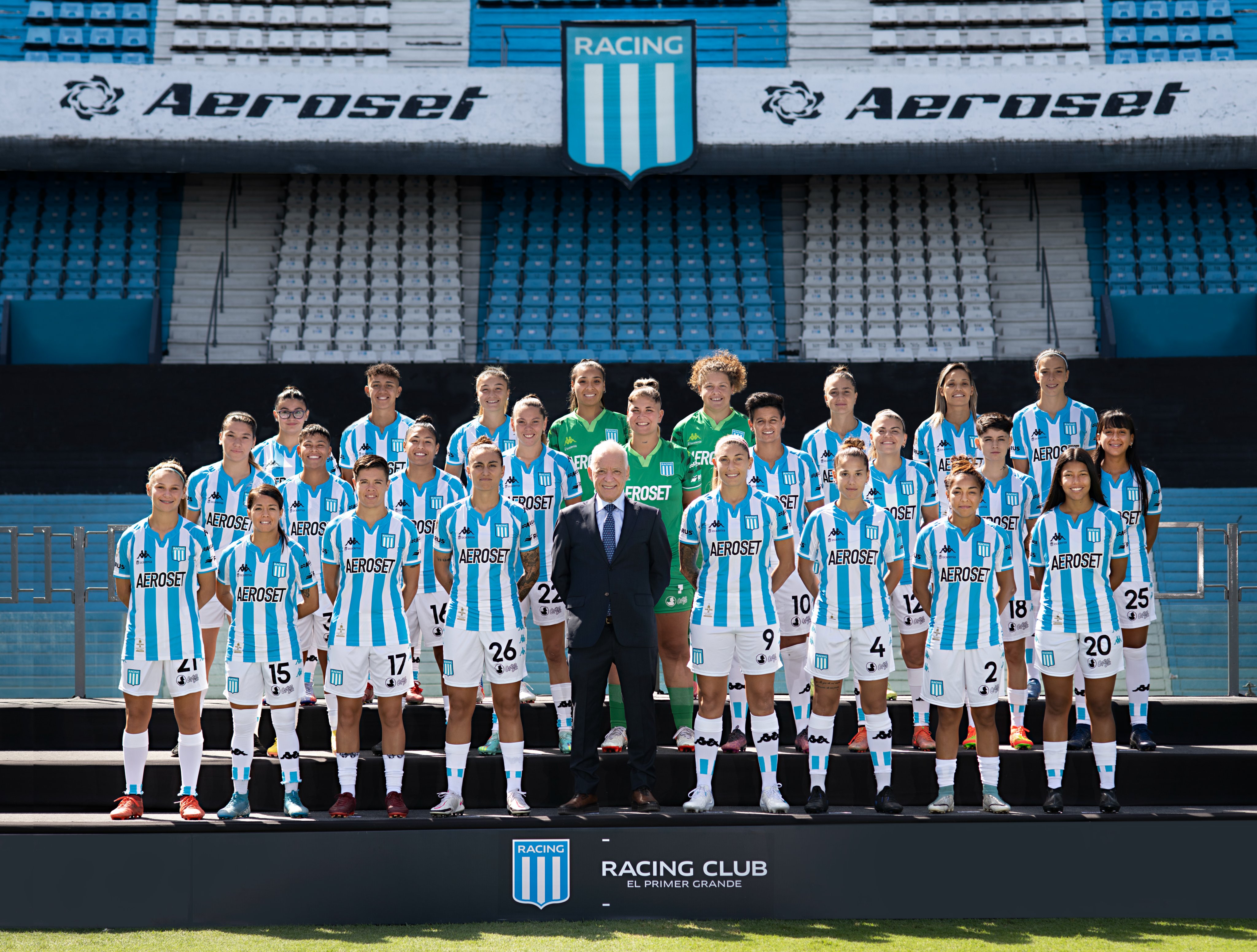 Racing Club on X: Plantel profesional femenino 2023 ⚽ ¡Vamos Racing!  💙💪🏻 📷 Diego Ortiz Mugica  / X