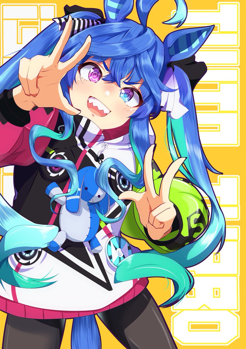 ツインターボ(ウマ娘) 「ツインターボ実装されるんですかヤッター 」|こもるにーと😈のイラスト