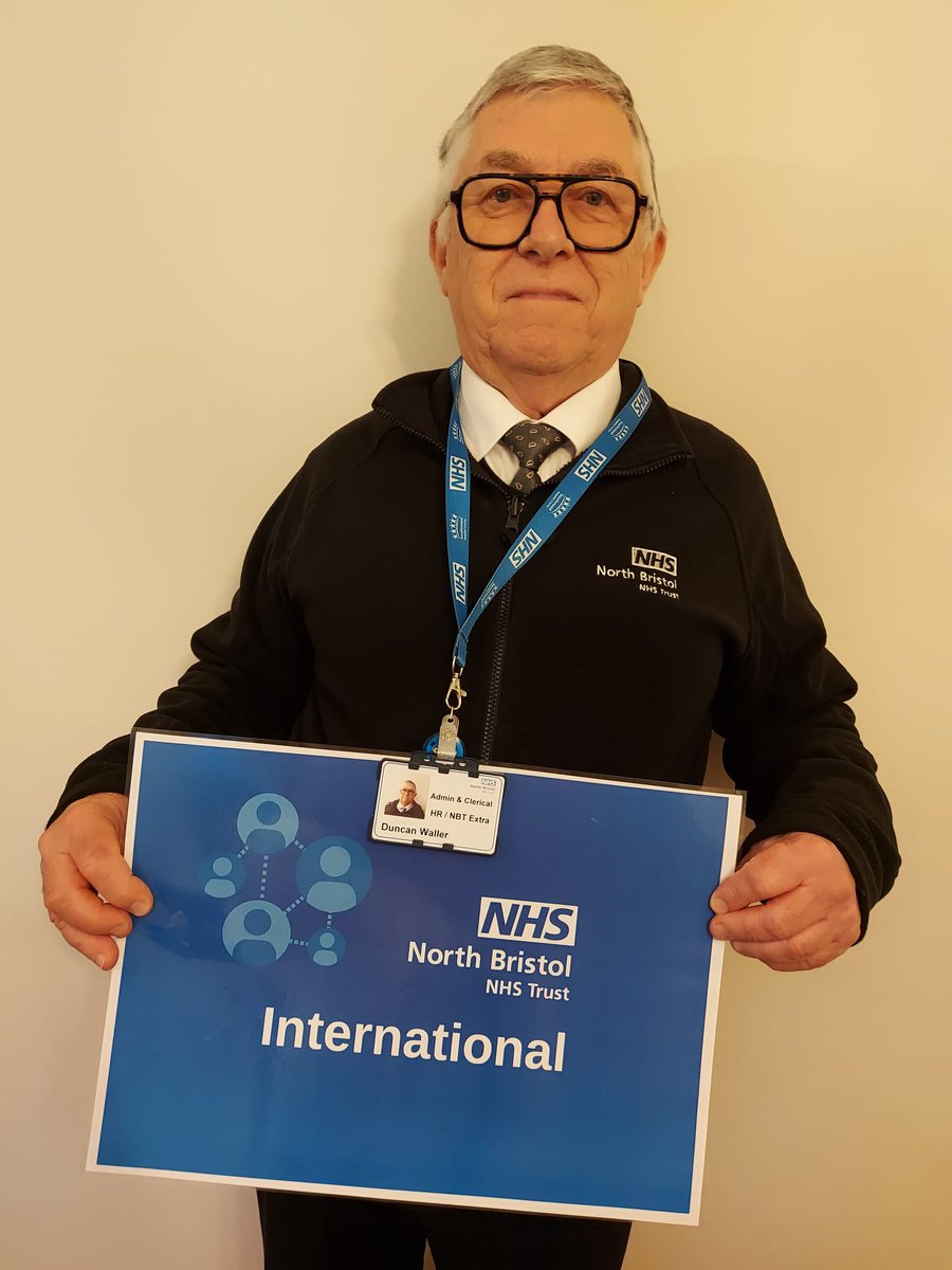 armstrongduff's tweet photo. UNSUNG HERO ALERT! Duncan is the hero of our international recruitment team and is often the first face our #IENs see in the UK! His friendly kind demeanor makes such a difference to their arrival- we wouldn’t be without him #UncleDunc #stayandthrive @NorthBristolNHS @ZoeHillNBT https://t.co/SanIoD9Bjd