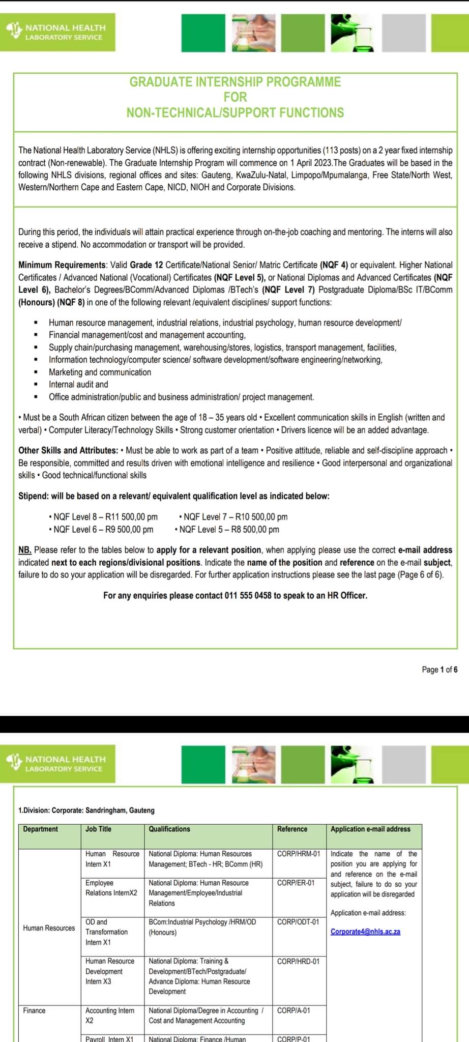 Eastern Cape Vacancies 🇿🇦 on Twitter "GRADUATE INTERNSHIP PROGRAMME