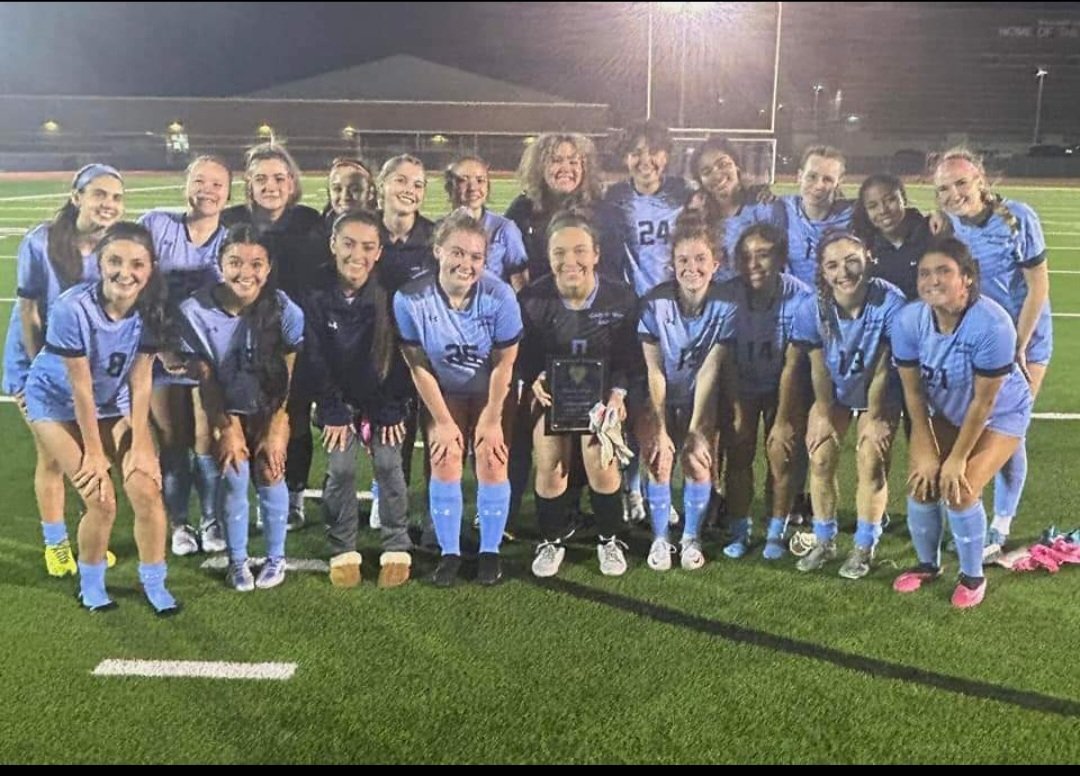 WEABCBooster's tweet photo. 💙⚔️⚽️BIG night for Lady Raider Soccer!! They just scored their 100th goal of the season!! Way to go, Raiders!! #DUBEAST⚽️⚔️💙

Shout out to Bri for breaking the WEHS record for most shutouts for a goalie during her 4 years at East!!
We are so proud
#RFL https://t.co/6XwtPMtNZv