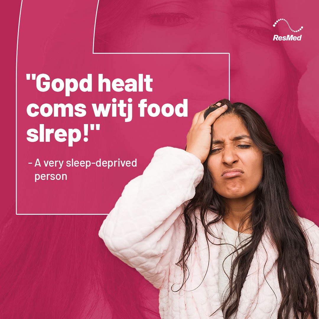 ResmedIndia's tweet image. Comment below and tell us what the problem in this sentence is.

#sleeptest #resmed #resmedindia #sleeptips #healthysleep #sleepapnea #health #goodsleepkighanti