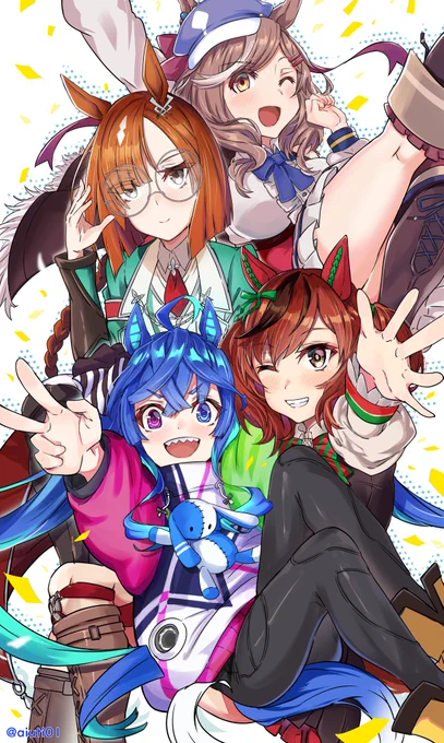 タボ師匠実装記念で過去絵のカノープス集合 