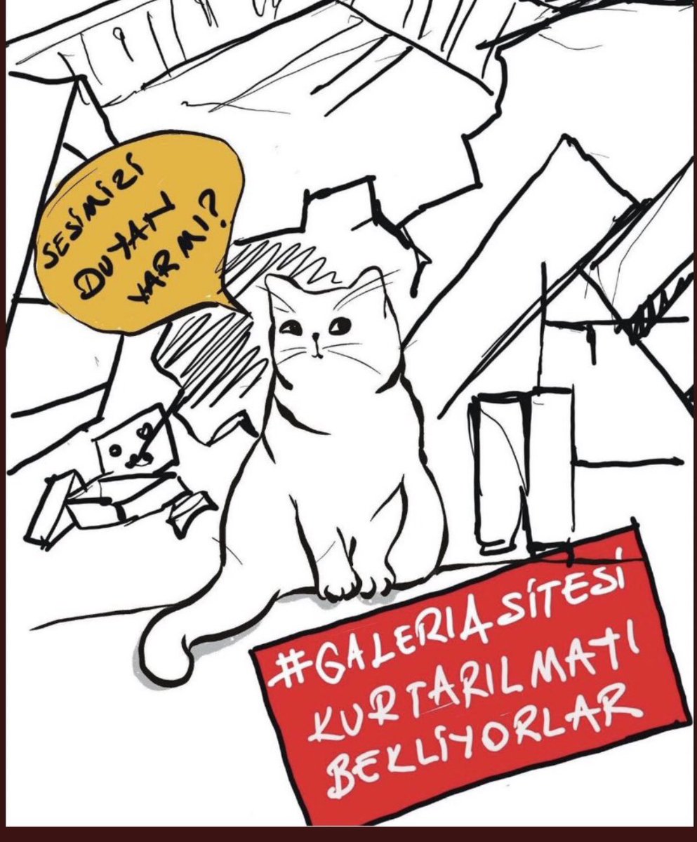 Onlarda can bi şekilde yardım edilmeli ölüme terk edilmemeli😔 #galeriakurtarılmayıbekliyor
#GaleriadaKatliamVar 
#Galeria