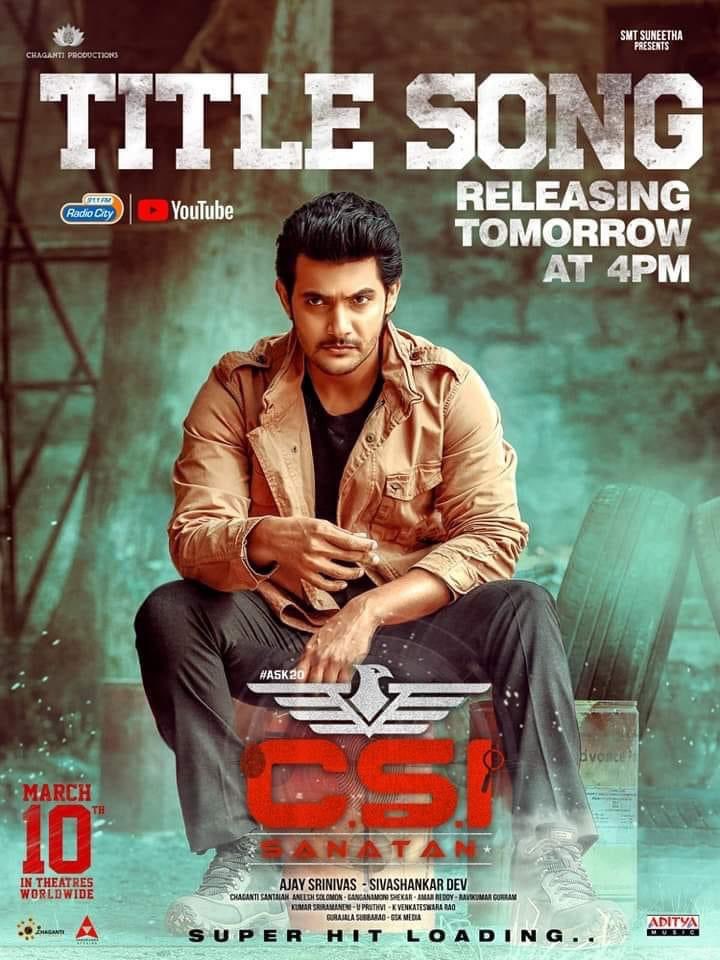 Aniruddha Sastry (@theasrsings) on Twitter photo My debut in telugu as a singer & lyricist ❤️ #CSISanatan #TitleSong releasing tomorrow on <a href="/adityamusic/">Aditya Music</a> ❤️ Need your love n support. Thanks to my fav <a href="/Aneeshsolomon/">Aneesh Solomon</a> bro🥰<a href="/iamaadisaikumar/">Aadi Saikumar</a> <a href="/NarangMisha/">Misha Narang</a> <a href="/ImNandiniRai/">Nandini Rai</a> <a href="/tarakponnappa/">Tarak Ponnappa</a> <a href="/ActorAliReza/">Ali Reza</a>
#SivaShankarDev #AniruddhaSastry My debut in telugu as a singer & lyricist ❤️ #CSISanatan #TitleSong releasing tomorrow on <a href="/adityamusic/">Aditya Music</a> ❤️ Need your love n support. Thanks to my fav <a href="/Aneeshsolomon/">Aneesh Solomon</a> bro🥰<a href="/iamaadisaikumar/">Aadi Saikumar</a> <a href="/NarangMisha/">Misha Narang</a> <a href="/ImNandiniRai/">Nandini Rai</a> <a href="/tarakponnappa/">Tarak Ponnappa</a> <a href="/ActorAliReza/">Ali Reza</a>
#SivaShankarDev #AniruddhaSastry