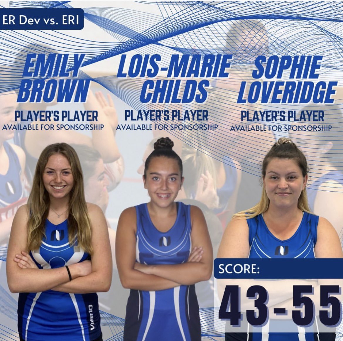 norfolkunitednc's tweet image. ER dev had a 3 way tie for POM with Emily Brown, Lois-Marie Childs AND Sophie Loveridge owning their respective attacking, mid court &amp;amp; defensive units! @l_cutler was recognised by ER1 for OPOM! Well done everyone! 🤩💙