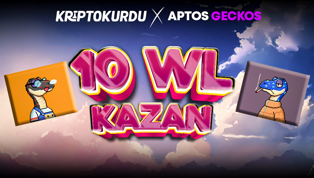 Kripto Kurdu x Aptos Geckos 10 WL Çekilişi!🎉

Topaz'da Launchpad'i olacak olan AptosGeckos'tan WL almak için 👇🏼

1️⃣ Bu Tweet'i RT yap

2️⃣ Takip et👉 @AptGeckos &amp; <a href="/kriptokurduu/">Kripto Kurdu</a> 

3️⃣ Katıl👉 discord.gg/QNZm7xjv9g

4️⃣ Yorumlara Discord ID'ni yaz 👇🏼 

#Aptos #AptosNFT #Topaz #NFT