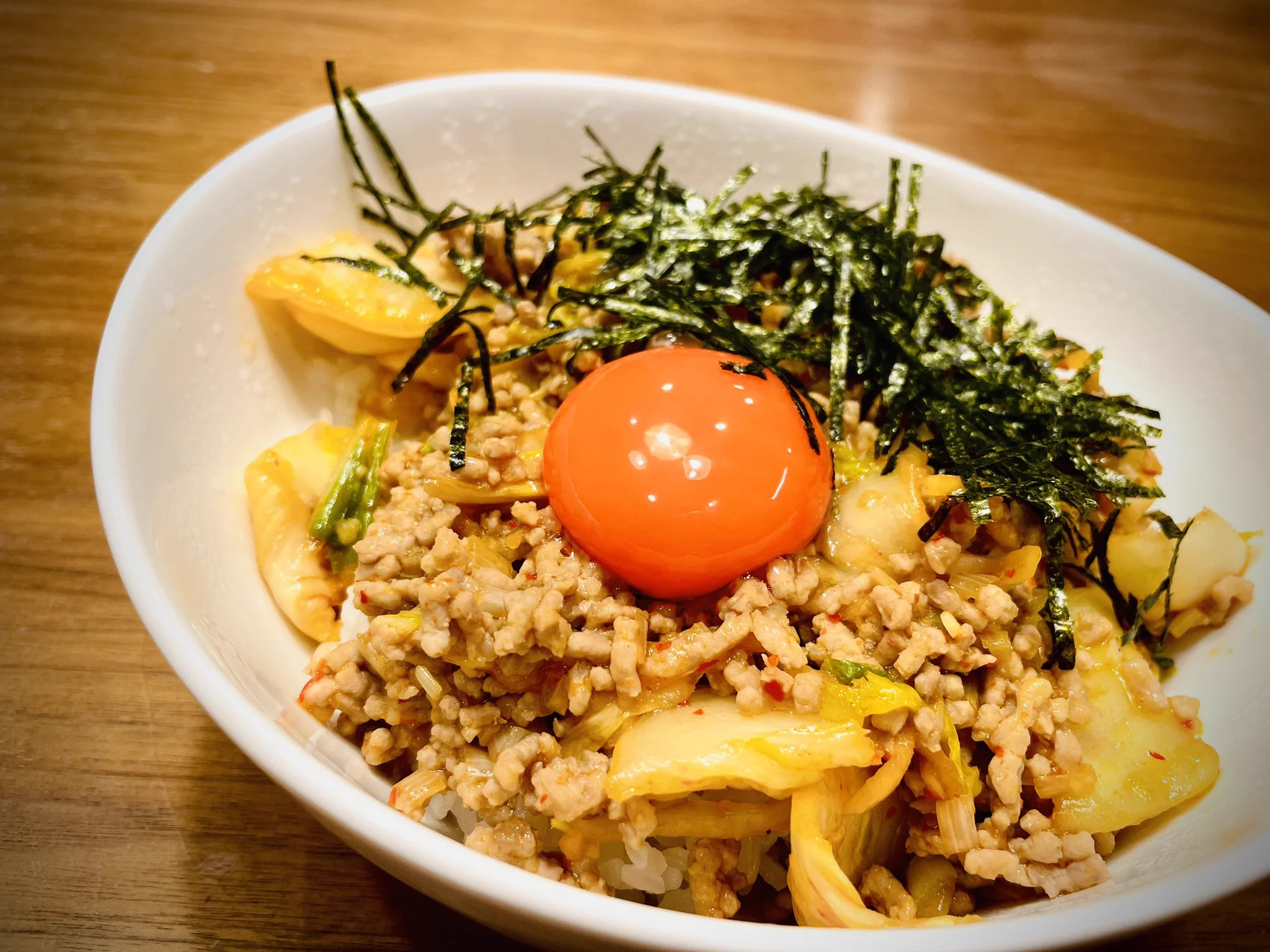 卵黄のせとくだけで持ち点倍くらい跳ね上がる説ありますよね。煌めいちゃってるもん。
レシピ下、はいどん！  