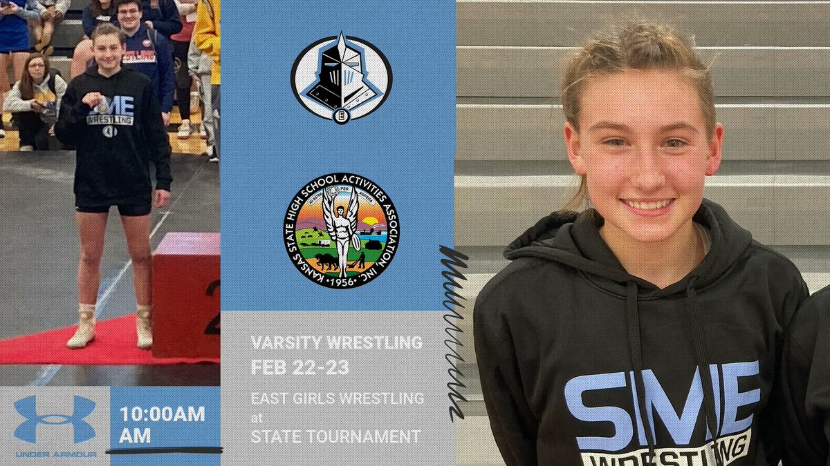 It's a #LancerNation Varsity Girls Wrestling STATE TOURNAMENT day! Good luck to Slyvia Mohrsting as she competes at the State Wrestling Tournament! Action begins at 10:00am on Wednesday and 9:00am on Thursday. @SME_Wrestling