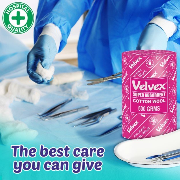 ChandariaKenya's tweet image. Whereas many supply cotton wool, it is crucial to get the best quality for the safety of your patients. Choose Velvex Cotton wool certified by medical practitioners for use in dressing and wound care. 

#cil #cottonwool #bestinhygieneproducts