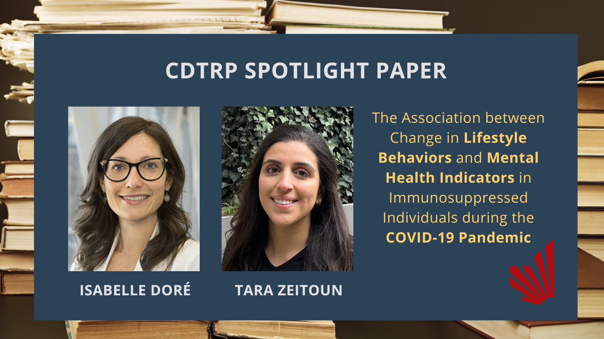 Canadian Donation and Transplant Research Program (@cntrp) on Twitter photo 📰 The CDTRP would like to congratulate <a href="/isab_dore/">Isabelle Doré</a> & <a href="/tarazeitoun/">tara</a> for their recent publication on lifestyle behaviors and #mentalhealth in #immunosupressed people during #COVID19. 👏
This publication stems from <a href="/LaurentProjet/">Projet Laurent</a>.
Read interview 👉 bit.ly/3m2BGB6 📰 The CDTRP would like to congratulate <a href="/isab_dore/">Isabelle Doré</a> & <a href="/tarazeitoun/">tara</a> for their recent publication on lifestyle behaviors and #mentalhealth in #immunosupressed people during #COVID19. 👏
This publication stems from <a href="/LaurentProjet/">Projet Laurent</a>.
Read interview 👉 bit.ly/3m2BGB6