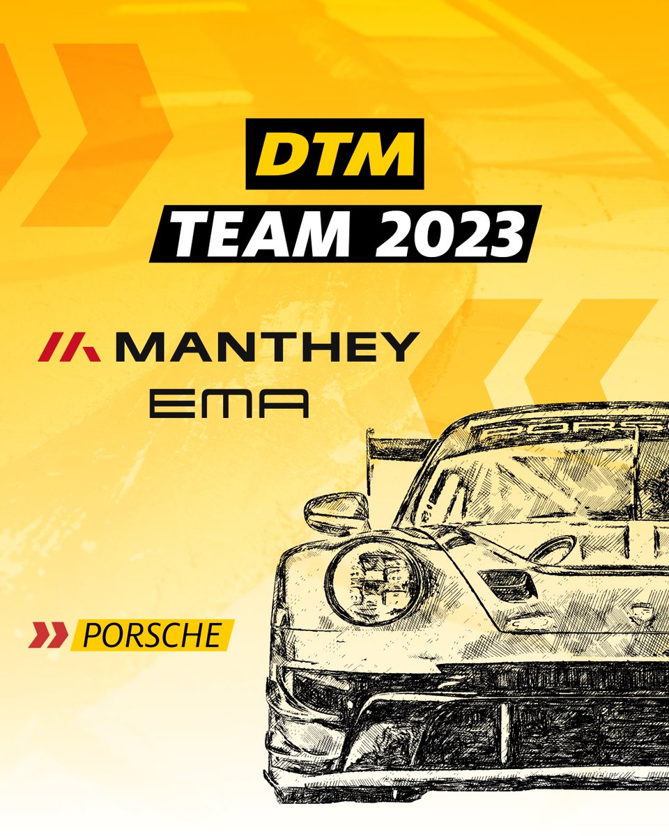 Welcome back to #DTM <a href="/manthey_racing/">Manthey</a> ! 

The legendary team is back with Porsche and joins forces in the #DTM2023 with EMA. <a href="/PorscheRaces/">Porsche Motorsport</a> <a href="/Customer_Racing/">Porsche.CustomerRacing</a>