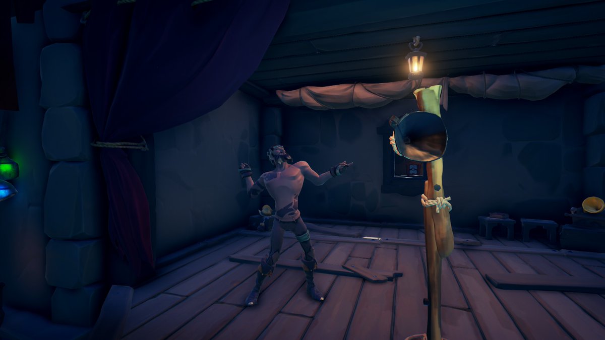 PyThor97's tweet photo. My second submission to Style of Thieves contest!
Theme: Party Gear
I would kick back, gather my friends and perform a killer rock and roll party with rock covers for all the shanties we have in Sea of Thieves!
@SeaOfThieves @StyleOfThieves https://t.co/7bBj731NvT