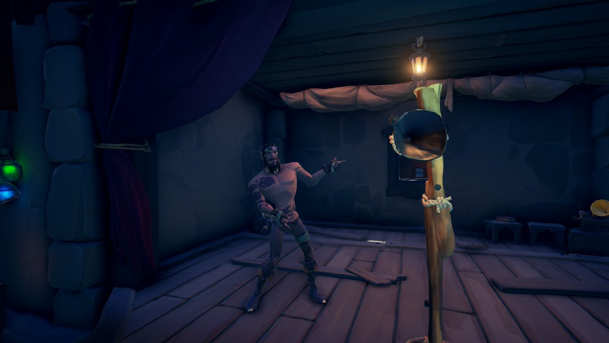 PyThor97's tweet photo. My second submission to Style of Thieves contest!
Theme: Party Gear
I would kick back, gather my friends and perform a killer rock and roll party with rock covers for all the shanties we have in Sea of Thieves!
@SeaOfThieves @StyleOfThieves https://t.co/7bBj731NvT