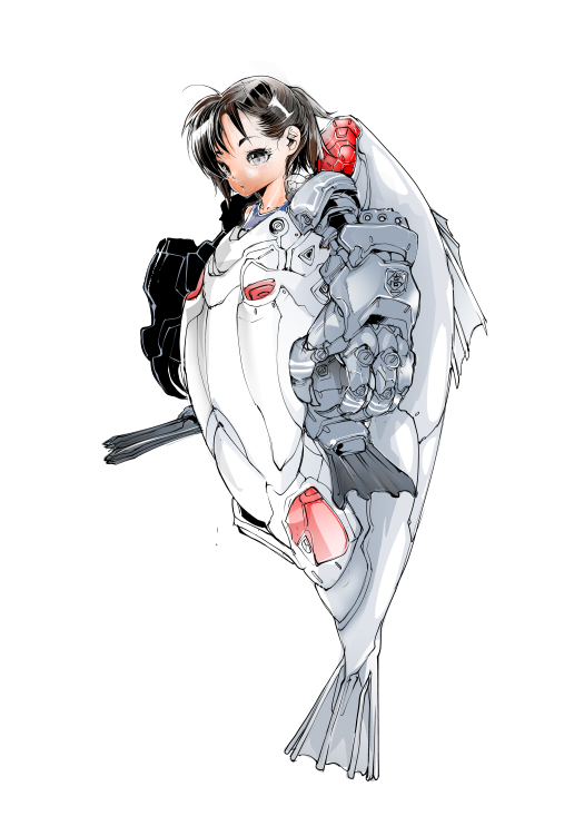 「スク水(スクランブル水域要撃機) 」|一智和智　アニメ【便利屋斎藤さん、異世界に行く】2023年1月のイラスト