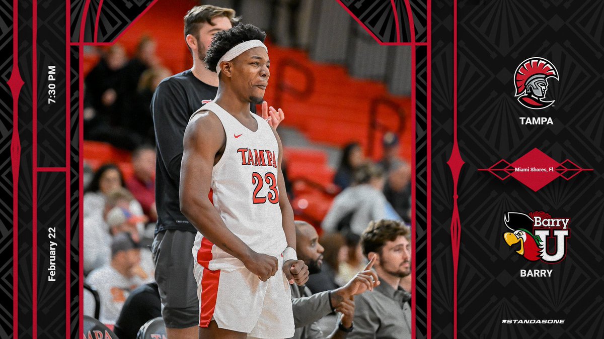 Gameday❗️
Playoff berth on the line

🆚Barry Buccaneers
🗓️Wednesday
⏱️7:30 PM
📍Miami Shores, Fl.
📊 TampaStats.com
📺 TampaSpartans.tv

#StandAsOne 🛡️