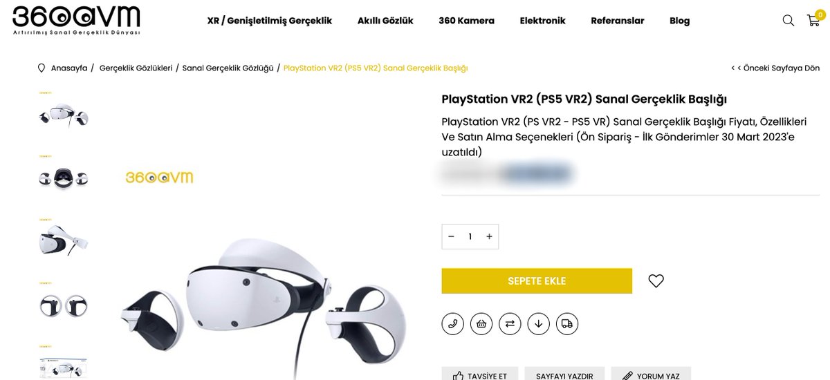 contentidea's tweet photo. PlayStation 5 VR2 Türkiye fiyatı ve ön sipariş tarihleri sızdı! #PlayStation #PlayStationVR2 

İşte detaylar ve PS5 VR2 Fiyatı -> https://t.co/yoRPywCwrV https://t.co/OqJ4dD1faO