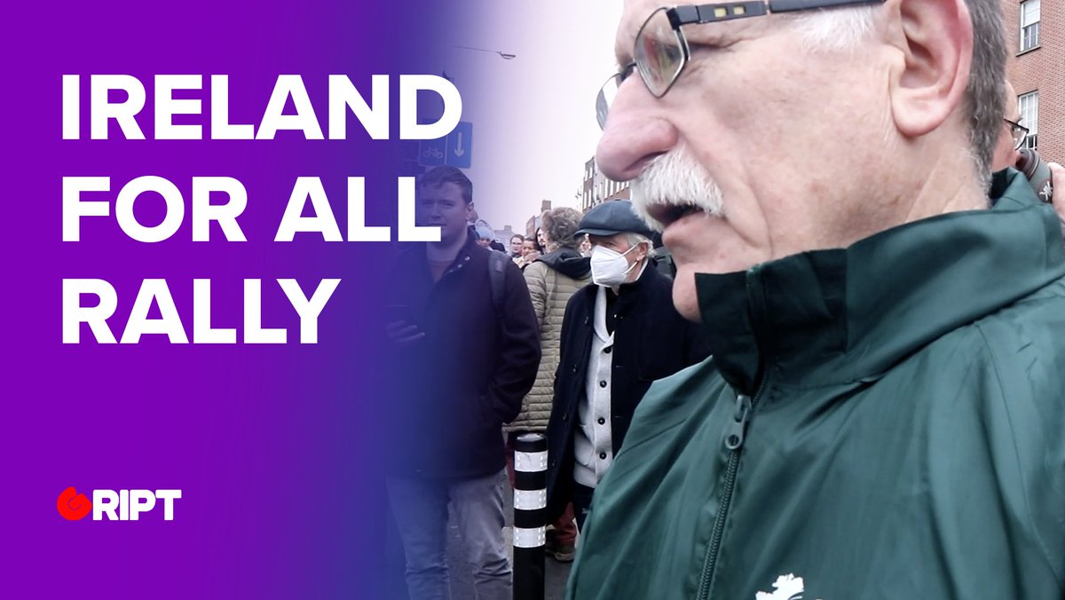 "We've haven't done a cead míle fáilte, we've only done 70,000 [refugees]." "We'd build houses ... but everything takes time." Voices from the #IrelandForAllRally

Dessie Ellis SF   Declan Canton SD

#gript

youtu.be/cxIyq4MU6Wo