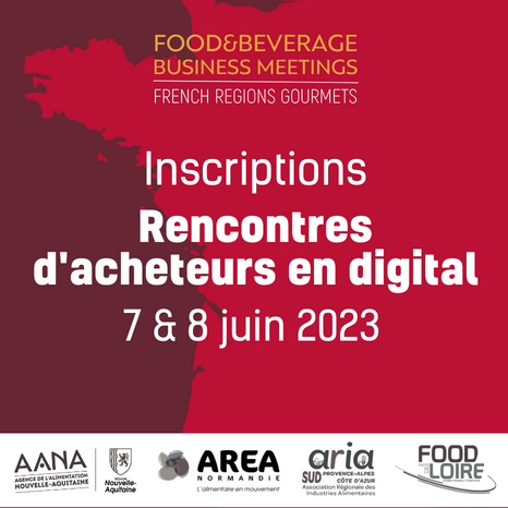 AANA_officiel's tweet photo. 📅Inscrivez-vous aux rencontres d’affaires en digital les 7 &amp; 8 juin prochains !
Rencontres ouvertes aux producteurs et transformateurs #food/#drink de #NouvelleAquitaine #PaysdeLoire #ProvenceAlpesCotedAzur &amp; #Normandie

Rdv sur le #LabAlimentation 👇
🔗https://t.co/sTb09rPaHH https://t.co/xqjboq6j3X