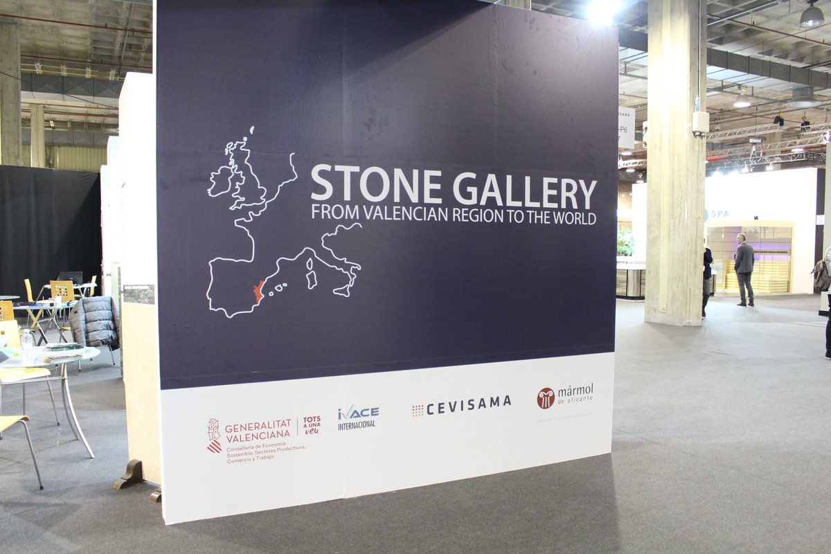 GVAinicotur's tweet photo. Trece empresas de piedra natural participan en la #StoneGallery, un espacio propio, en la próxima edición de @Cevisama con el apoyo del @GVAivace, que sufraga el 75% del coste del espacio de exposición. Acción realizada con @MarmolAlicante
https://t.co/eoMwtVNFfe https://t.co/1JPqxlSbqh