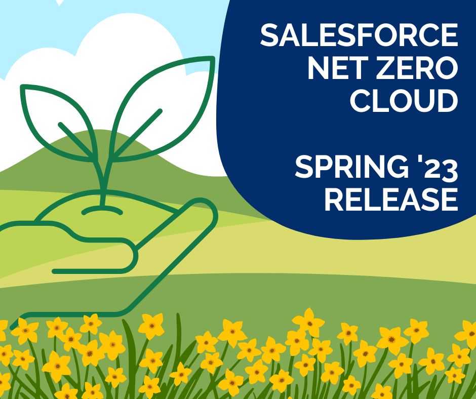 Well, the dust is settling from the new release and you’ve have made your way through the release notes and our blogs of what’s new in Spring ’23 but let’s take a moment to reflect on what was new for Salesforce Net Zero Cloud.

lnkd.in/eXWZhFWU

#salesforce #netzero