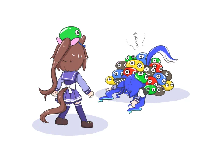 ターボエンジン4倍だぁぁぁぁぁぁ!!!!
#ウマ娘 