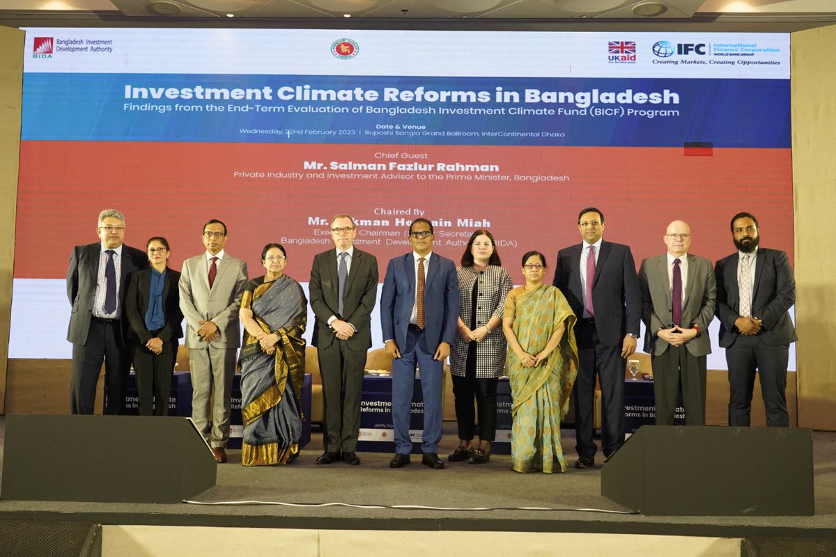 ficcibd's tweet photo. FICCI President Mr. Naser Ezaz Bijoy attrended as the panel discussant at the event titled “Investment Climate Reforms in Bangladesh: Findings from the End-Term Evaluation of Bangladesh Investment Climate Fund (BICF) Program,” See more https://t.co/xhZdmLPCj6 https://t.co/IXKODDT4Hu
