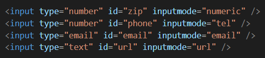 ¿Alguna vez te has preguntado cómo hacen que en un móvil se te abra un teclado numérico o para escribir teléfonos?

La respuesta es inputmode

developer.mozilla.org/en-US/docs/Web…