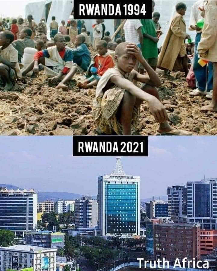 HermanMashaba's tweet photo. Rwanda vs South Africa: Look at both countries from the 1994 context. https://t.co/3IYF74zrey