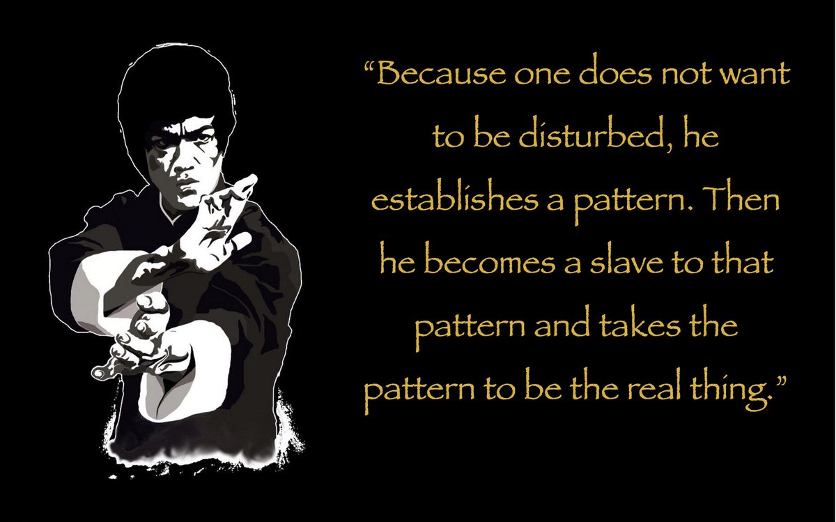Corey_Katona's tweet image. It&apos;s hard to modify behavior because we want to create and normalize life patterns. They take thought out of the equation. Don&apos;t be a slave to your patterns; disrupt them. That creates the chance for change.  #adagency #creativedirector #elearningcompany #brucelee #breakthehabit